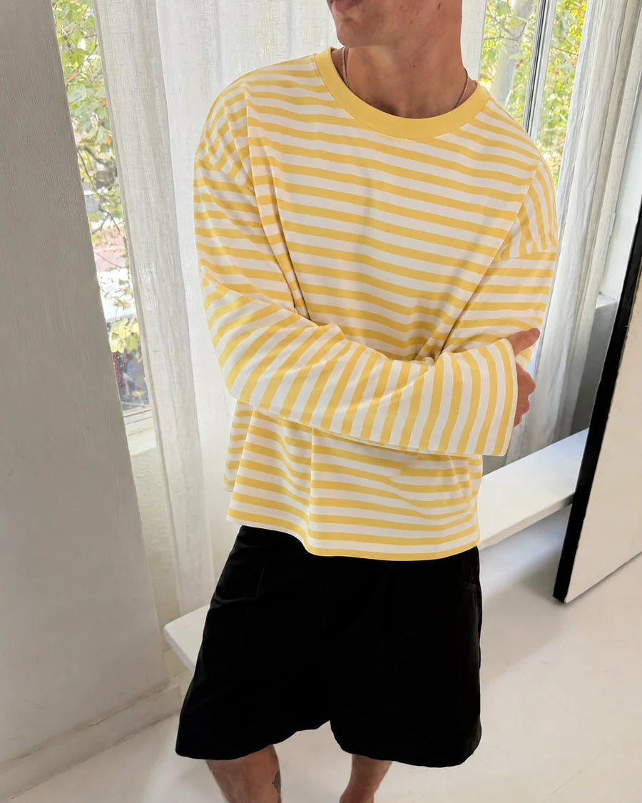 BOXY STRIPED LONGSLEEVE
