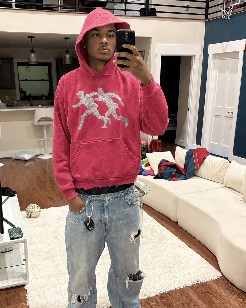 RED RUNNERS HOODIE