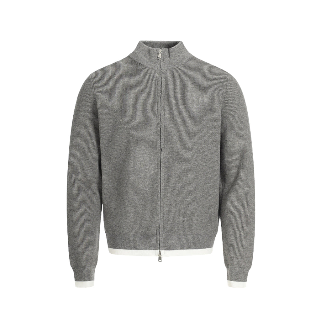 SOMBRE ZIPUP SWEATER