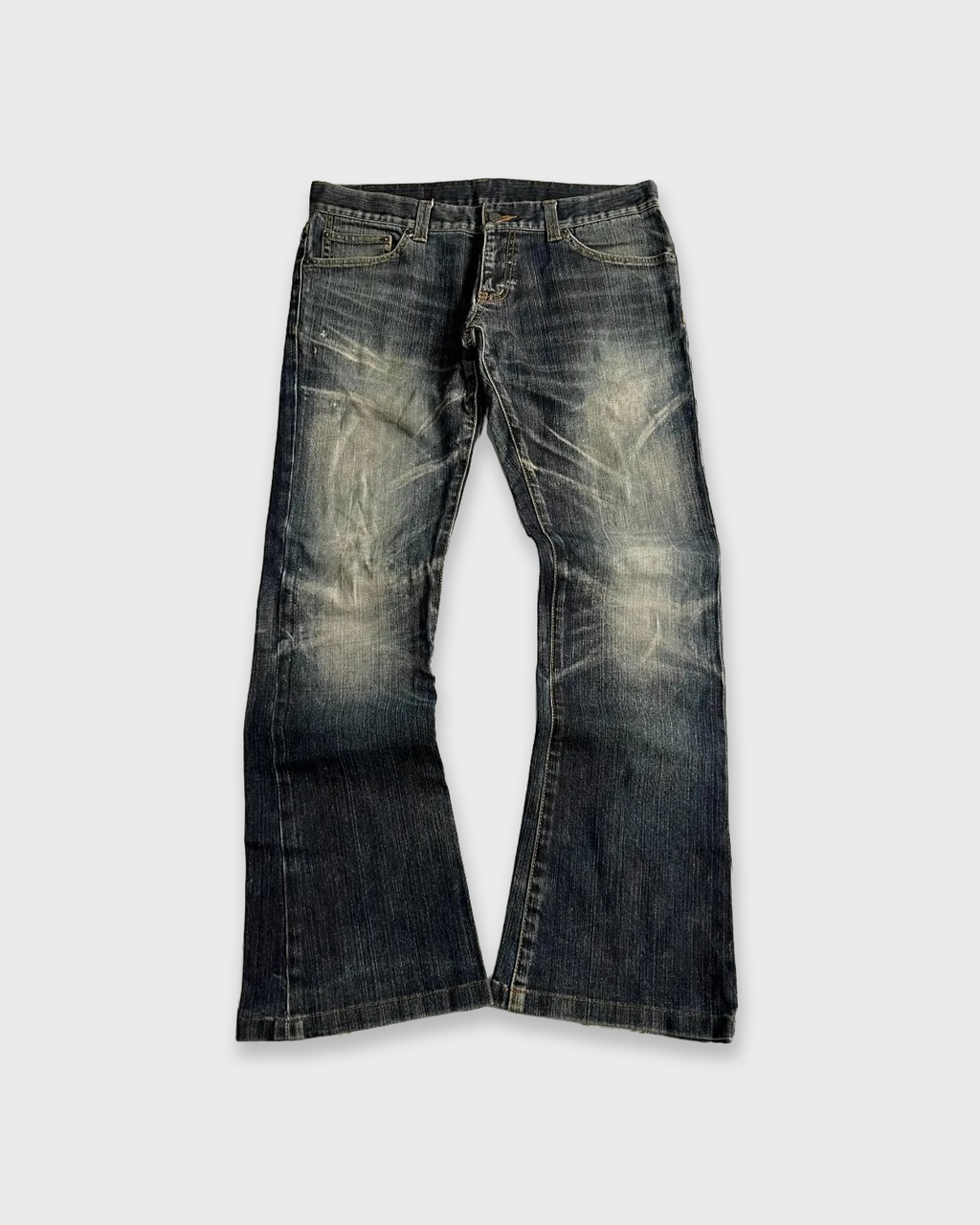 WASHED BOOTCUT DENIM
